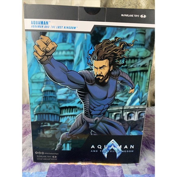 DC Multiverse Aquaman and Lost Kingdom Stealth Suit 12" W/ Sunken Citadel Pirate - Picture 3 of 9